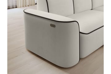 Ume 4-sits Soffa med Divan - Beige - Möbler - Soffa - Divansoffor & schäslongsoffa - 4 sits soffa med divan