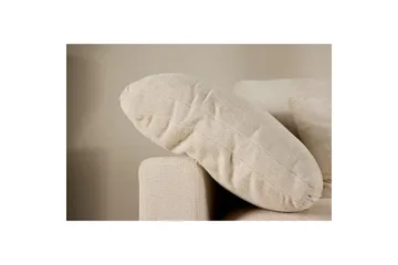 Amalfi Vänstervänd L-formad Hörnsoffa med Divan 297 cm i Tyg - Beige - Möbler - Soffa - Divansoffor & schäslongsoffa