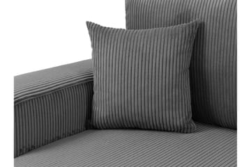Barile Soffa med Divan 3-sits - Grå - Möbler - Soffa - Divansoffor & schäslongsoffa