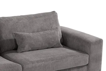 Copenhagen 4-sits Vänstervänd L-formad Schäslongsoffa i Manchester - Mörkgrå - Möbler - Soffa - Divansoffor & schäslongsoffa