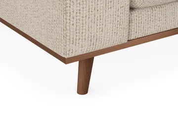 Copenhagen Premium 4-sits Högervänd L-formad Djup Schäslongsoffa i Chenille - Beige - Möbler - Soffa - Divansoffor & schäslongsoffa
