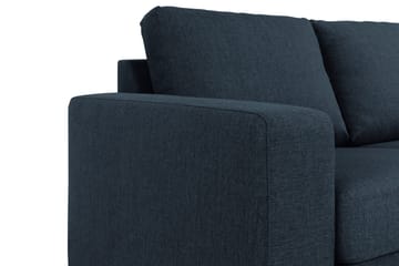 Crazy 3-sits Vändbar L-formad Divansoffa i Tyg - Mörkblå - Möbler - Soffa - Divansoffor & schäslongsoffa