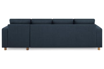 Crazy 4-sits Vändbar L-formad Divansoffa i Tyg - Mörkblå - Möbler - Soffa - Divansoffor & schäslongsoffa