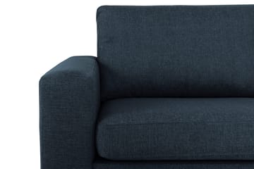 Crazy 4-sits Vändbar L-formad Divansoffa i Tyg - Mörkblå - Möbler - Soffa - Divansoffor & schäslongsoffa