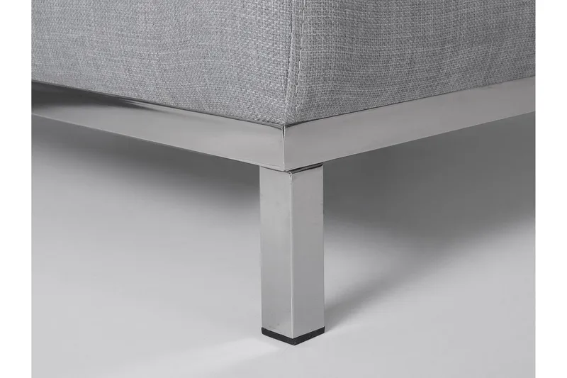 Dugard 3-sits Djup L-formad Hörnsoffa med Divan i Tyg - Grå - Möbler - Soffa - Divansoffor & schäslongsoffa