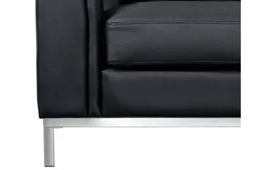 Dugard Hörnsoffa Vänster - Svart/Läder - Möbler - Soffa - Divansoffor & schäslongsoffa