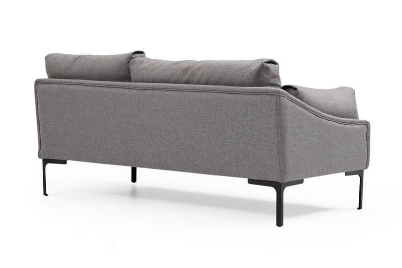 Glenure Soffa m. Divan 4-sits - Grå - Möbler - Soffa - Divansoffor & schäslongsoffa
