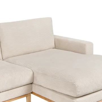 Hörnsoffa Siggard - Ljusbeige - Möbler - Soffa - Divansoffor & schäslongsoffa