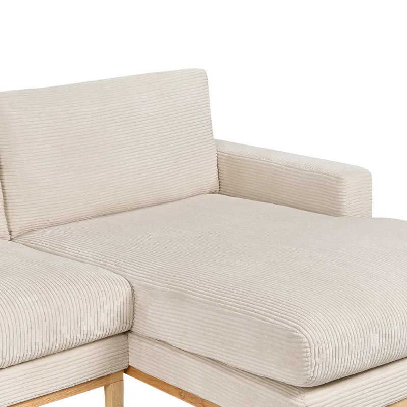 Hörnsoffa Siggard - Ljusbeige - Möbler - Soffa - Divansoffor & schäslongsoffa
