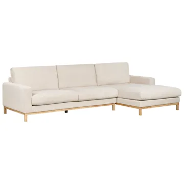 Hörnsoffa Siggard - Ljusbeige - Möbler - Soffa - Divansoffor & schäslongsoffa
