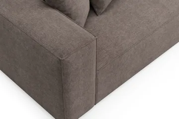 Havana 3-sits Låg Soffa med vändbar divan - Brun - Möbler - Soffa - Divansoffor & schäslongsoffa