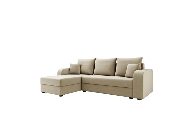 Hewlet Soffa med Divan 3-sits, Gul