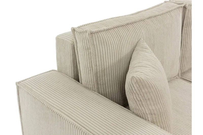 Hobson Soffa med Divan 3-sits - Beige - Möbler - Soffa - Divansoffor & schäslongsoffa