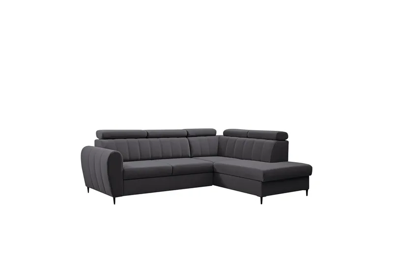 Hoffman Soffa med Schäslong 3-sits, Grå