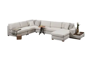 Huelva Divansoffa - Beige - Möbler - Soffa - Hörnsoffa - Hörnsoffa med divan