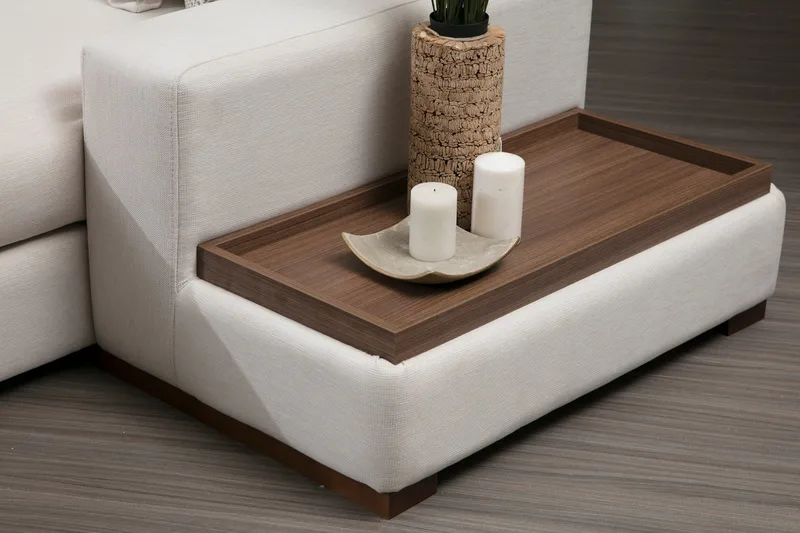 Huelva Divansoffa - Beige - Möbler - Soffa - Hörnsoffa - Hörnsoffa med divan