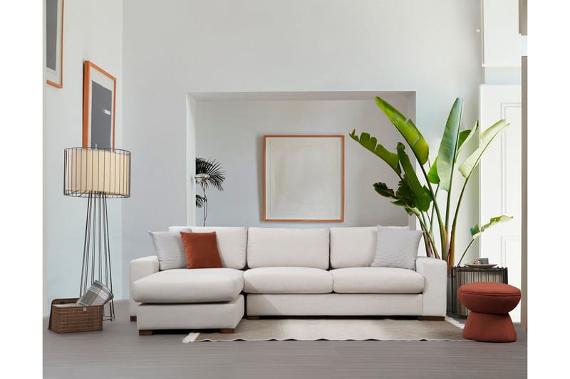Huelva Divansoffa - Beige - Möbler - Soffa - Divansoffor & schäslongsoffa
