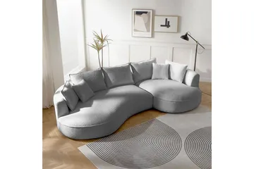 Hungirr Soffa med Divan 4-sits - Grå - Möbler - Soffa - 4 sits soffa