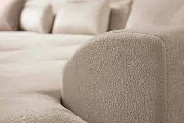 Jaraad Divansoffa Höger - Beige/Svart - Möbler - Soffa - Divansoffor & schäslongsoffa