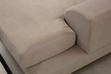 Jaraad Divansoffa Höger - Beige/Svart - Möbler - Soffa - Divansoffor & schäslongsoffa