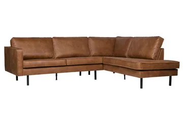 Lissbon Hörnsoffa - Cognac - Möbler - Soffa - Divansoffor & schäslongsoffa