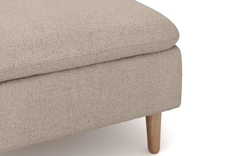 Lovis 3-sits Soffa med vändbar Divan i tyg - Beige - Möbler - Soffa - Divansoffor & schäslongsoffa