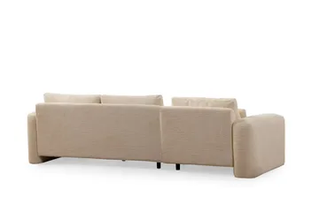 Makhan Soffa m. Divan 3-sits - Beige - Möbler - Soffa - Divansoffor & schäslongsoffa
