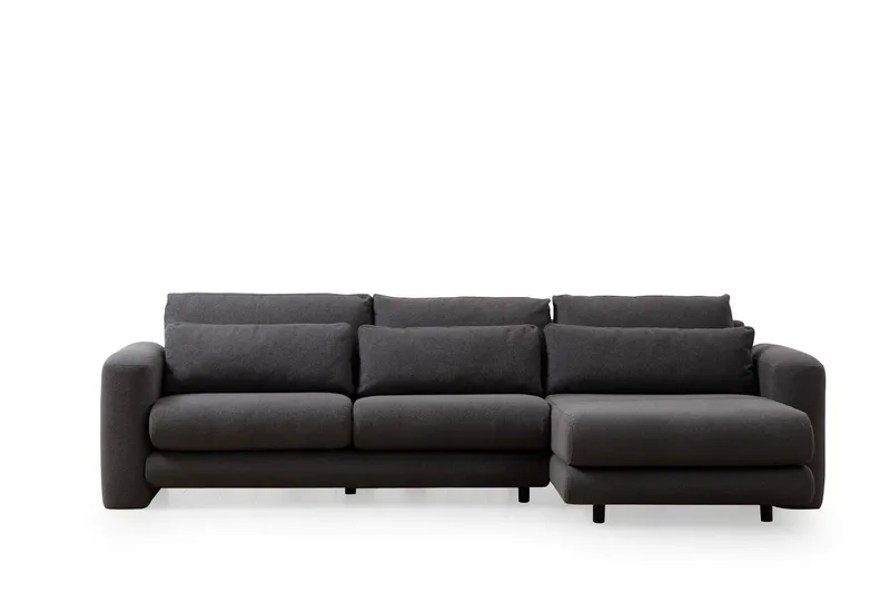 Makhan Soffa m. Divan 3-sits, Grå