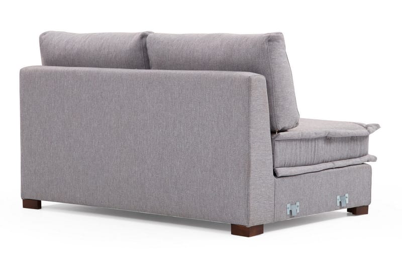 Mamerto Soffa m. Divan 4-sits - Ljusgrå - Möbler - Soffa - Hörnsoffa - Hörnsoffa med divan