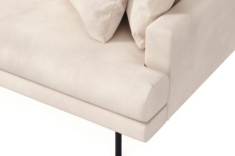 Menard 4-sits Vänstervänd L-formad Divansoffa i Manchester - Beige - Möbler - Soffa - Divansoffor & schäslongsoffa - 4 sits soffa med divan
