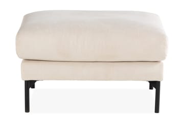 Menard 4-sits Vänstervänd L-formad Schäslongsoffa + Fotpall i Manchester - Beige - Möbler - Soffa - Divansoffor & schäslongsoffa - 3 sits soffa med divan