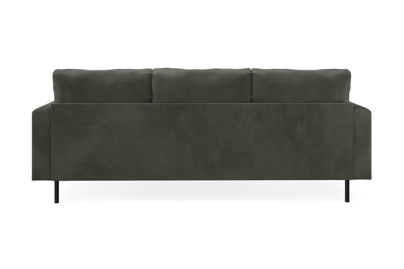 Menard Compact 3-sits Högervänd L-formad Divansoffa i Manchester - Mörkgrön - Möbler - Soffa - Divansoffor & schäslongsoffa