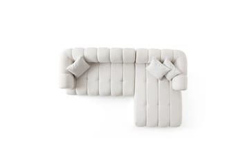 Mississauga Soffa med Divan 3-sits - Vit - Möbler - Soffa - Divansoffor & schäslongsoffa