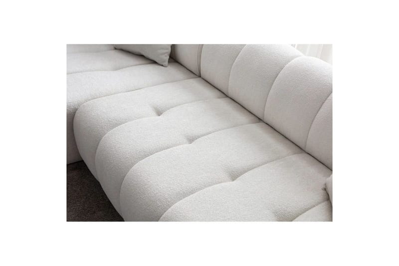 Mississauga Soffa med Divan 3-sits - Vit - Möbler - Soffa - Divansoffor & schäslongsoffa