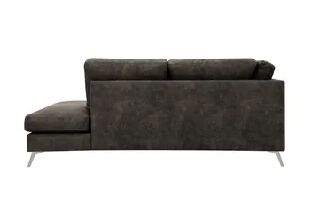 Ocean Lyx 4-sits Soffa med Schäslong Höger - Brun - Möbler - Soffa - Divansoffor & schäslongsoffa