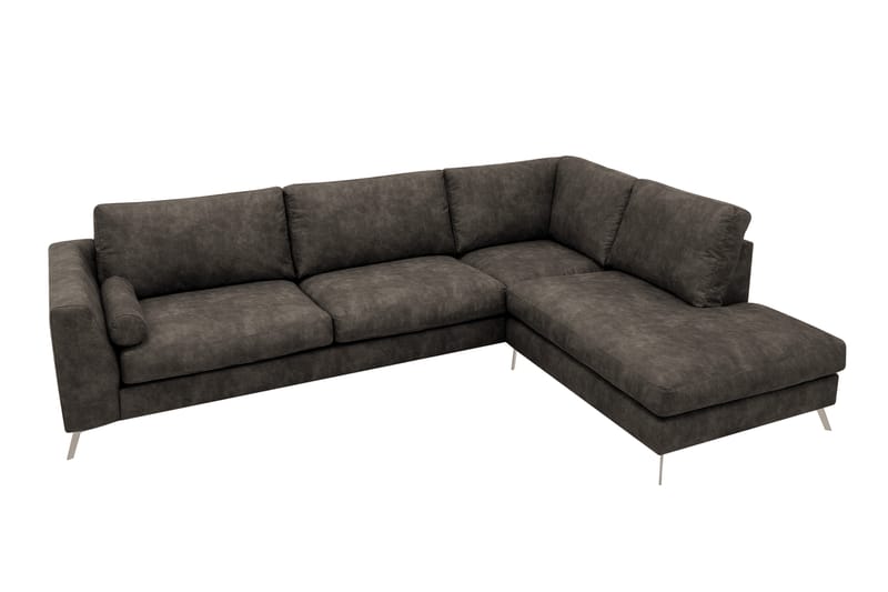 Ocean Lyx 4-sits Soffa med Schäslong Höger - Brun - Möbler - Soffa - Divansoffor & schäslongsoffa