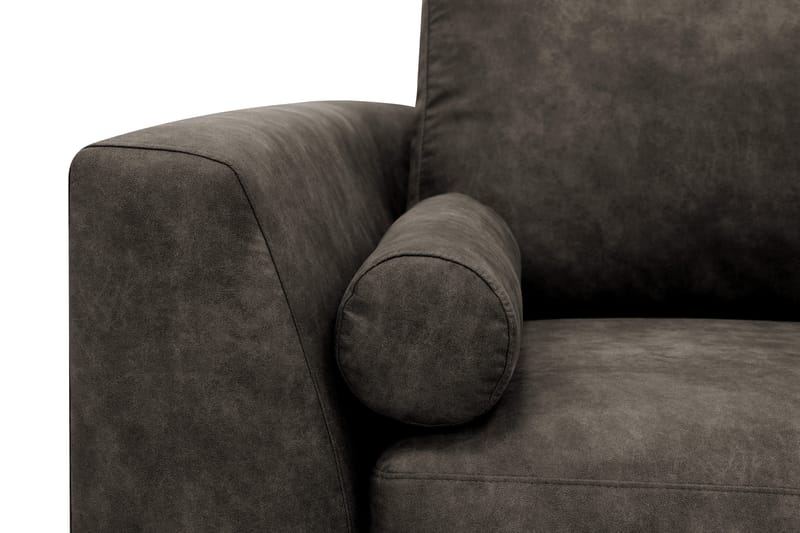 Ocean Lyx 4-sits Soffa med Schäslong Höger - Brun - Möbler - Soffa - Divansoffor & schäslongsoffa