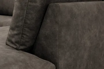 Ocean Lyx 4-sits Soffa med Schäslong Höger - Brun - Möbler - Soffa - Divansoffor & schäslongsoffa