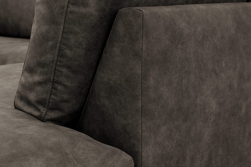 Ocean Lyx 4-sits Soffa med Schäslong Höger - Brun - Möbler - Soffa - Divansoffor & schäslongsoffa
