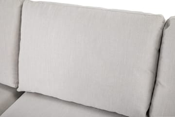 Ocean Lyx 4-sits Vänstervänd L-formad Schäslongsoffa i Tyg - Ljusgrå - Möbler - Soffa - Divansoffor & schäslongsoffa