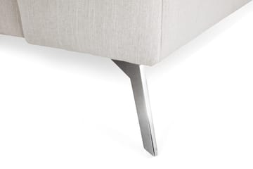 Ocean Lyx 4-sits Vänstervänd L-formad Schäslongsoffa i Tyg - Ljusgrå - Möbler - Soffa - Divansoffor & schäslongsoffa
