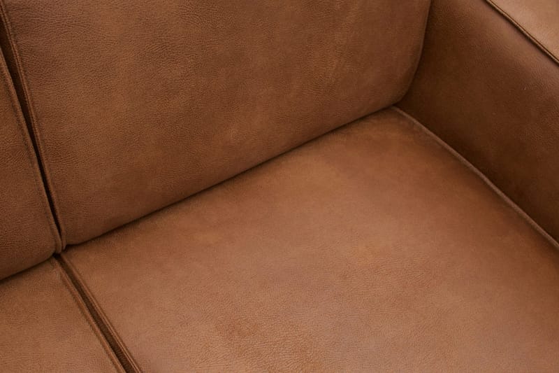 Statement Hörnsoffa - Cognac - Möbler - Soffa - Divansoffor & schäslongsoffa