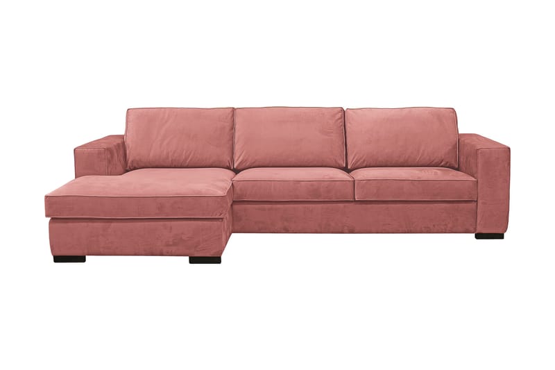 Steinland Divansoffa Vänster, Rosa, träben
