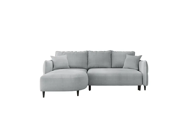 Sycylia Soffa med Divan 3-sits, Ljusgrå