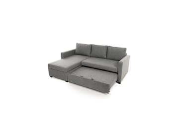 Tareen Soffa med Divan 3-sits - Ljusgrå - Möbler - Soffa - Bäddsoffa - Bäddsoffa divan