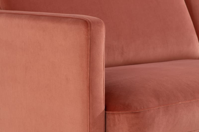 Teodin 2,5-sits Sammetssoffa med Schäslong Vänster - Rosa - Möbler - Soffa - Divansoffor & schäslongsoffa