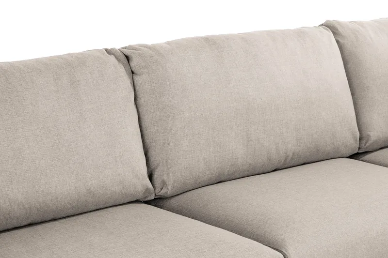 Trend 4-sits Vänstervänd L-formad Divansoffa i Tyg - Beige - Möbler - Soffa - Divansoffor & schäslongsoffa