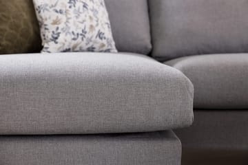 Trend 5-sits Vänstervänd U-formad Hörnsoffa med divan i Tyg - Grå - Möbler - Soffa - Hörnsoffa - Hörnsoffa med divan
