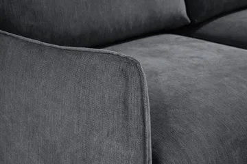 Trend Lyx 3-sits Divansoffa Höger - Mörkgrå/Ek - Möbler - Soffa - Divansoffor & schäslongsoffa