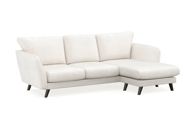 Trend Lyx 3-sits Divansoffa Höger - Vit - Möbler - Soffa - Divansoffor & schäslongsoffa